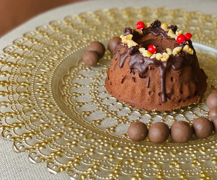 Mini Bundt Cake de Chocolate - Torta Negra
