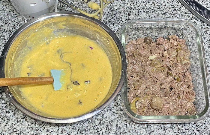 Preparaciones separadas de Carne y Masa